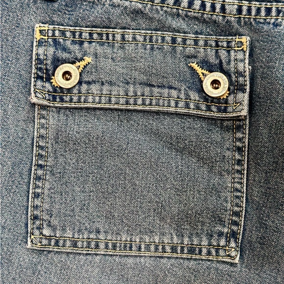 HYDRAULIC - Women's Capris Denim JEANS Sz 9/10 VINTAGE - BLUE - Picture 3 of 13